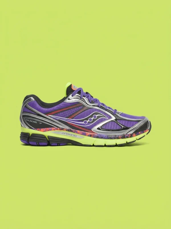 Saucony ProGrid Guide 7 Hi Octane Purple/Citron