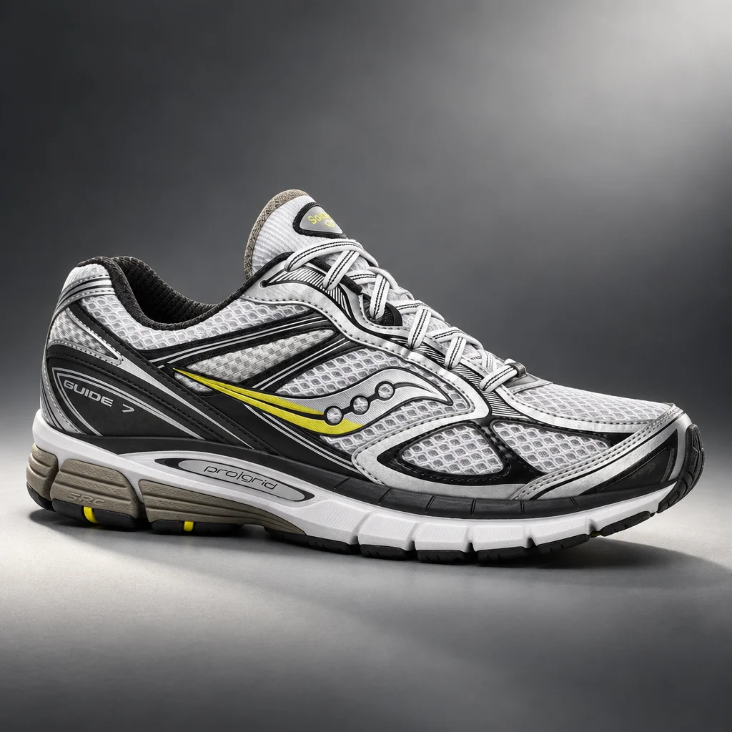 Saucony ProGrid Guide 7 White | Silver