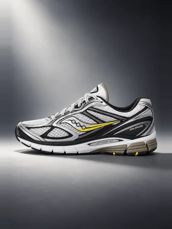 Saucony ProGrid Guide 7 White | Silver