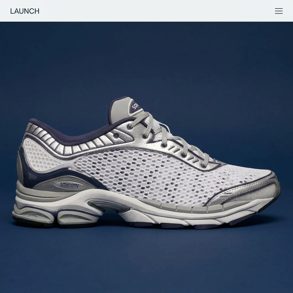 Saucony ProGrid Paramount Silver | Navy