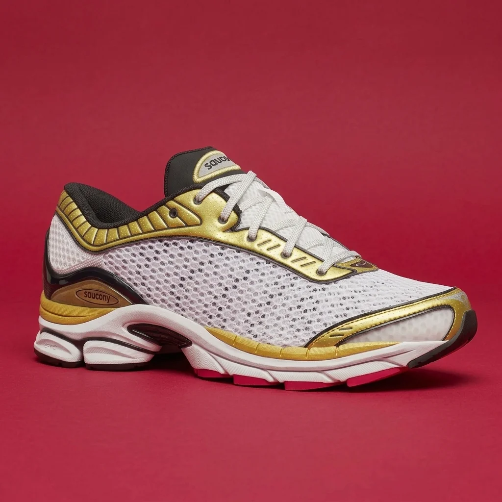 Saucony ProGrid Paramount White/Gold