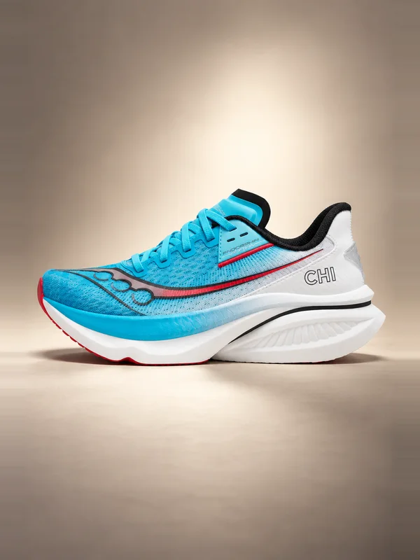 Saucony Women's Chicago Endorphin Azura Aquarius / White