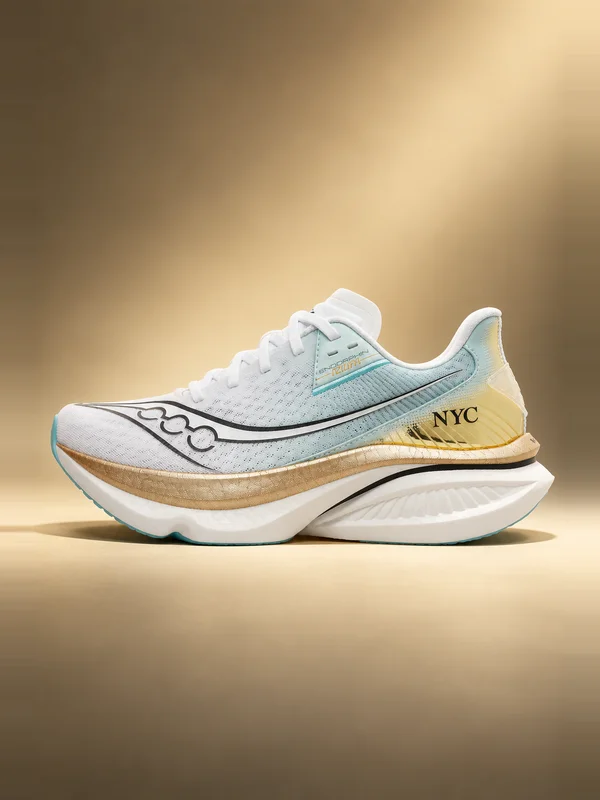 Saucony NYC Endorphin Azura White / Gold