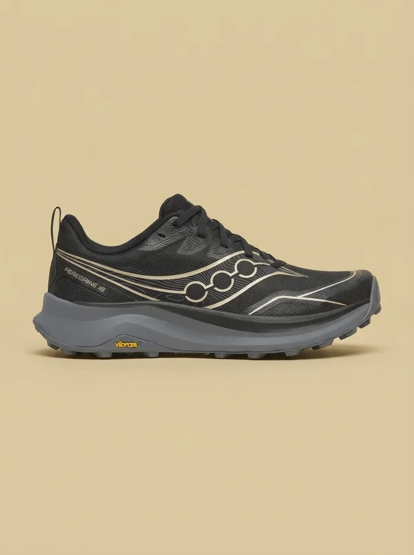 Saucony Women's Peregrine 16 Wide Black | Carbon