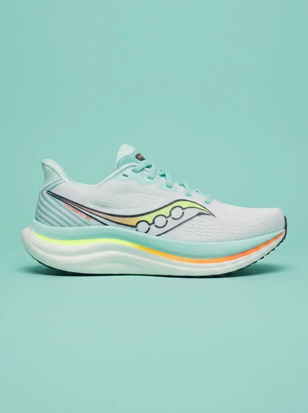Saucony Women's Triumph 23 White | Aqua