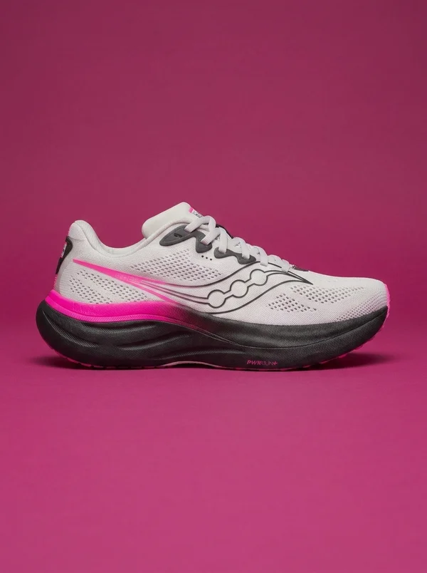 Saucony x Black Girls Run Women's Ride 19 Fog | Hot Pink