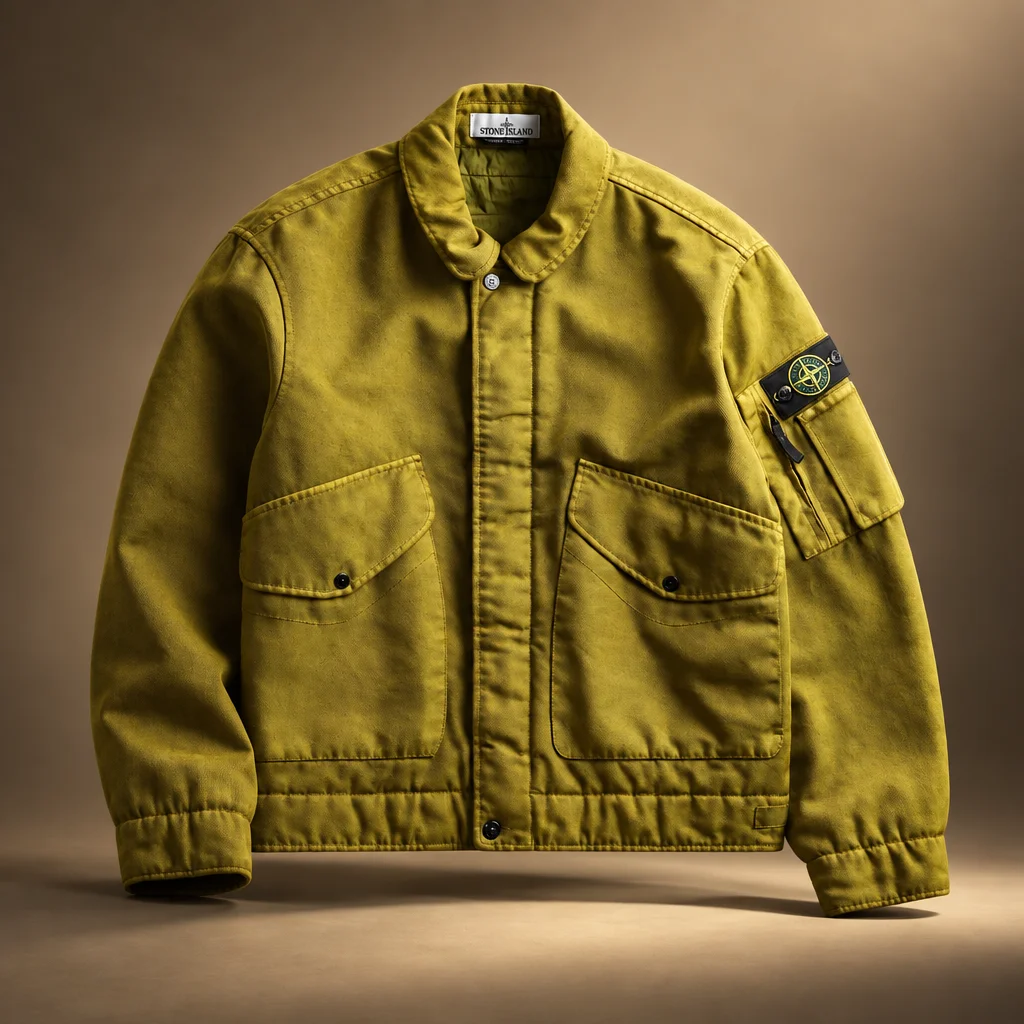 Stone Island All-Weather Cotton Canvas S.I. Field Jacket - Cactus