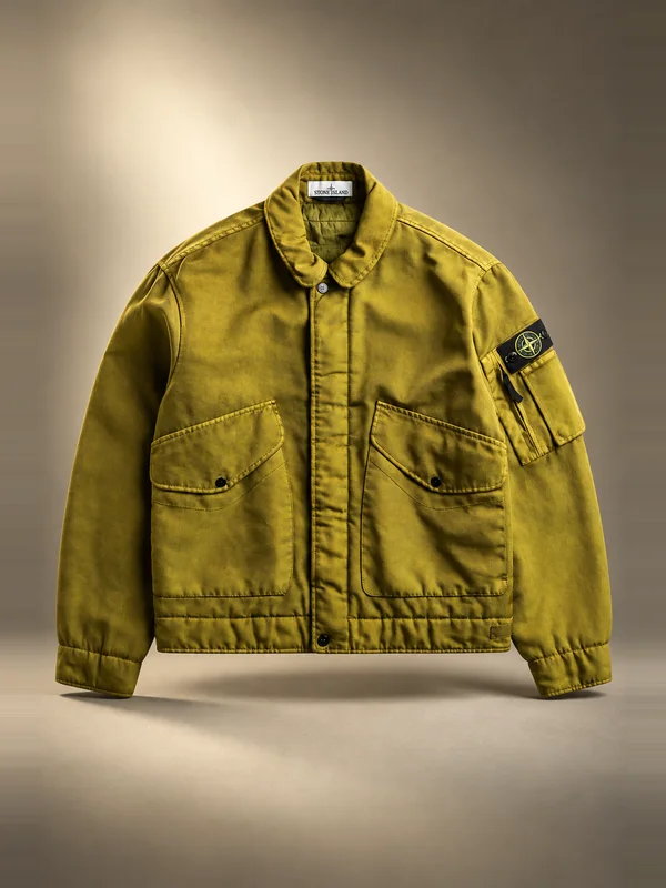Stone Island All-Weather Cotton Canvas S.I. Field Jacket - Cactus