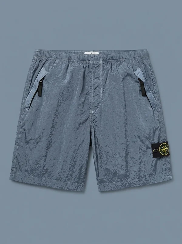 Stone Island Blue 1200038 Nylon Metal ECONYL Shorts