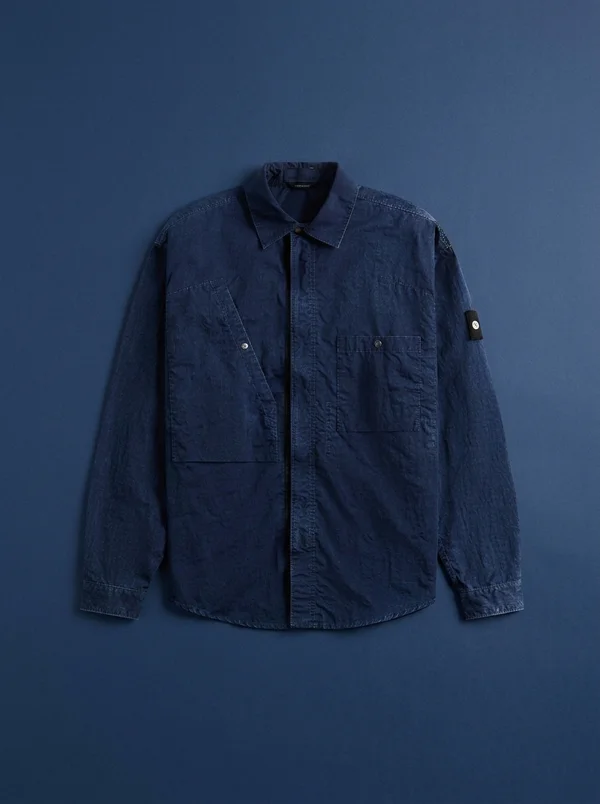 Stone Island Denim Research Island Shirt - Indigo