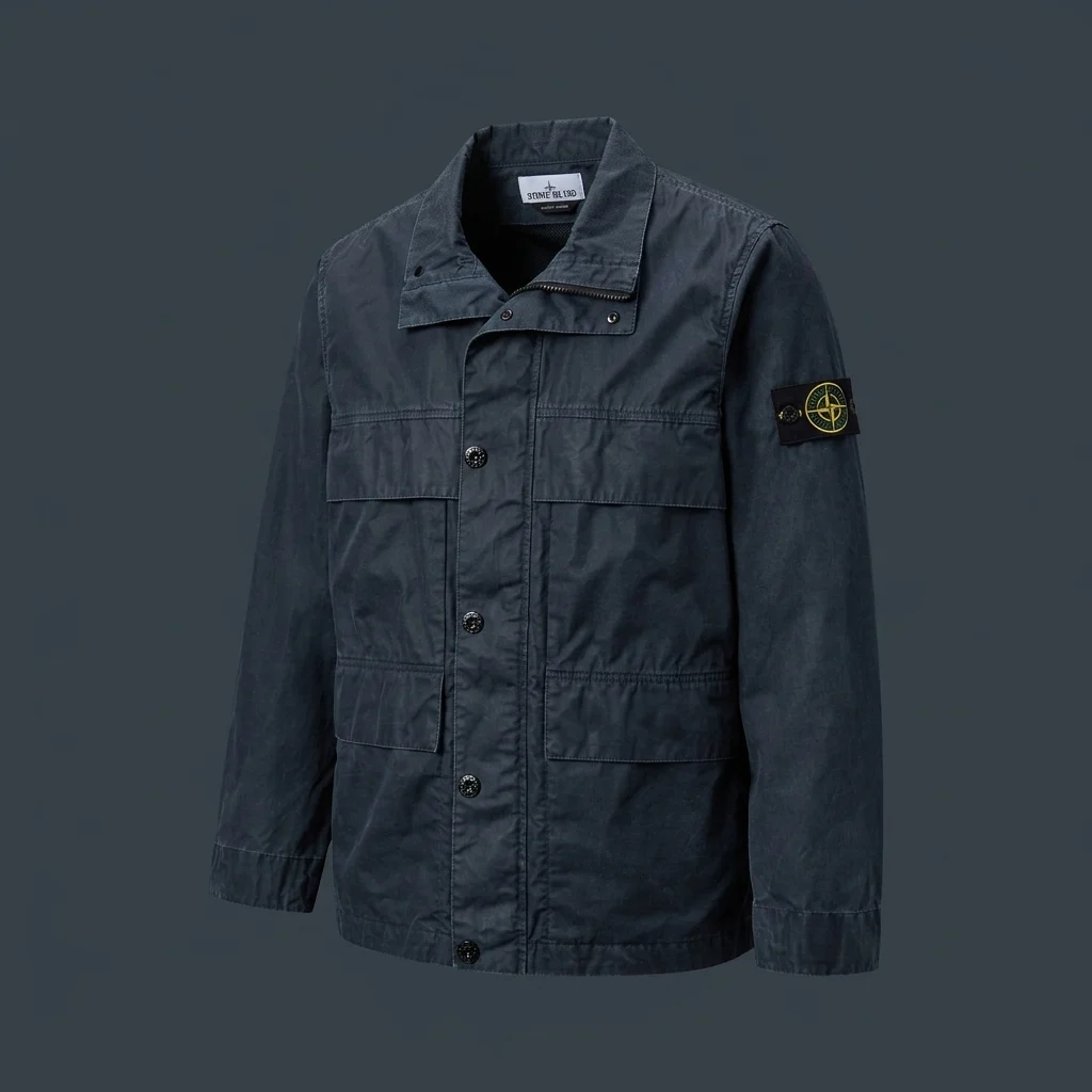 Stone Island Field Jacket - Navy Blue