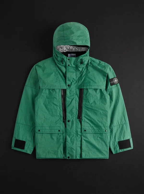 Stone Island Lamina Ripstop Heat Reactive Jacket - Malachite