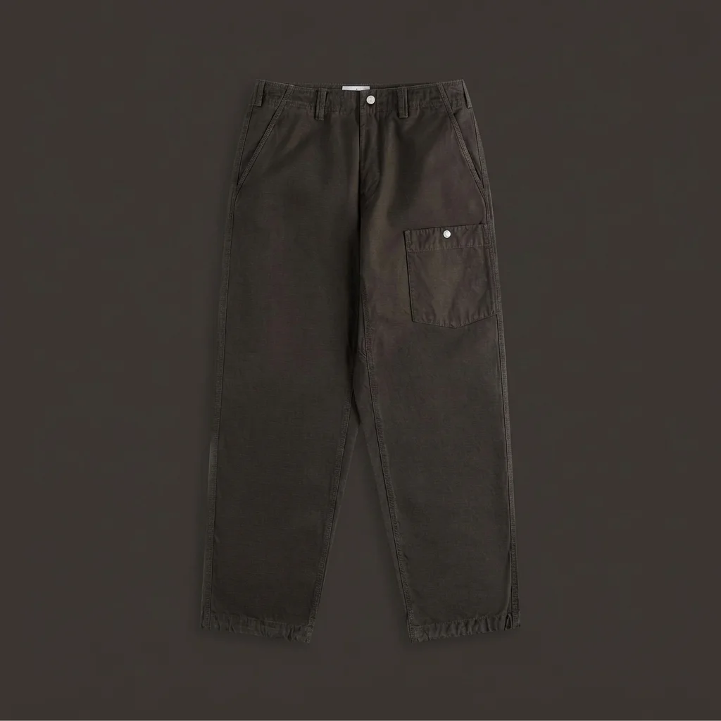 Stone Island Marina Slub Cotton Cargo Pant - Lead Grey