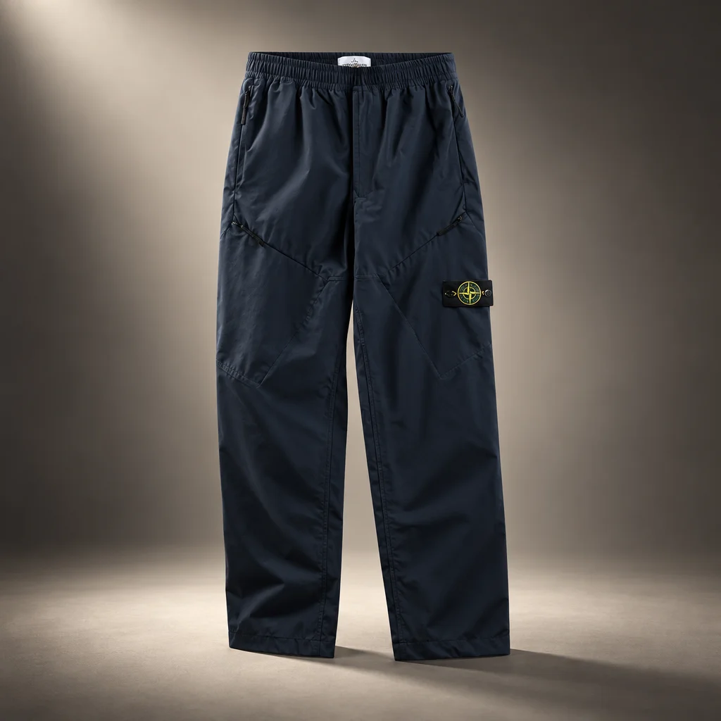 Stone Island Soft Shell-R_e.dye® Technology Technical Trouser - Navy Blue