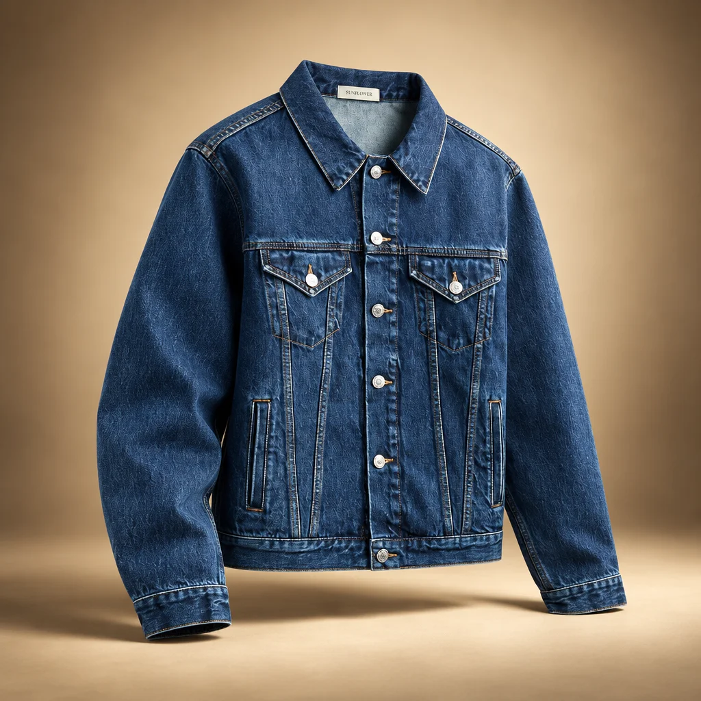 Sunflower Trucker Jacket - Blue Wash