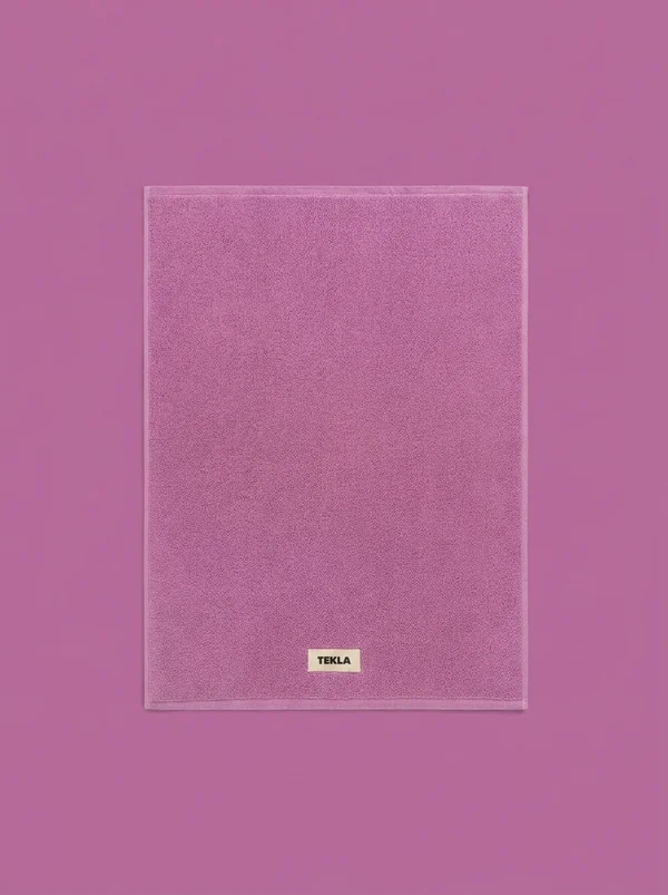 Tekla Bath Mat - Magenta