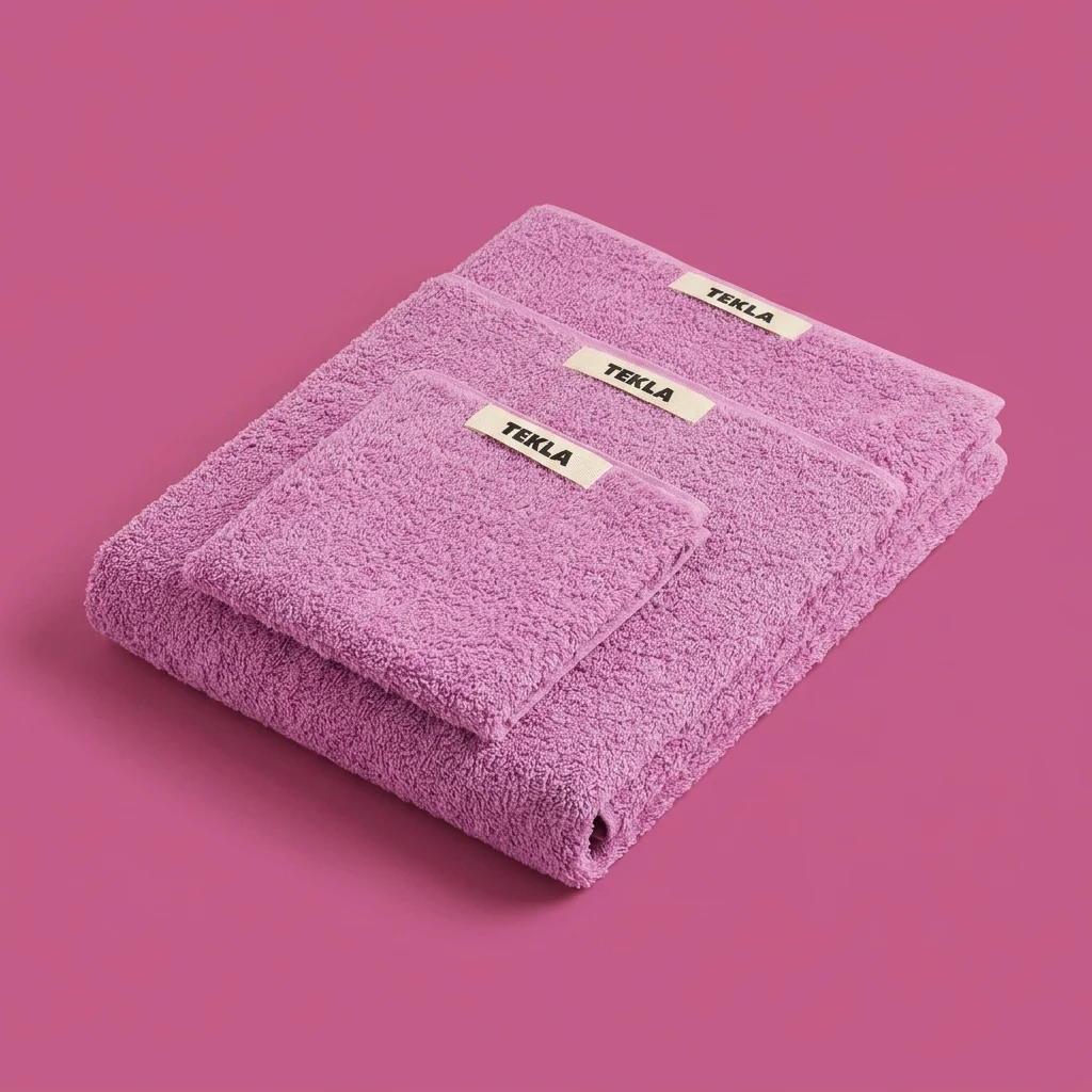 Tekla Guest Towel - Magenta