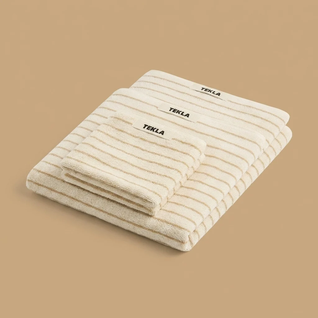 Tekla Guest Towel - Sienna Stripes