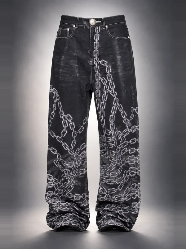 Thug Club Black TC Shackle Jeans
