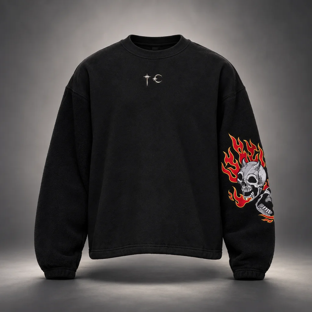 Thug Club Black TC Two Face Sweatshirt