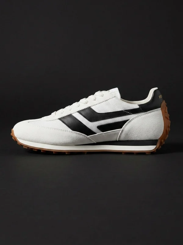 TOM FORD White Suede Mick Sneakers