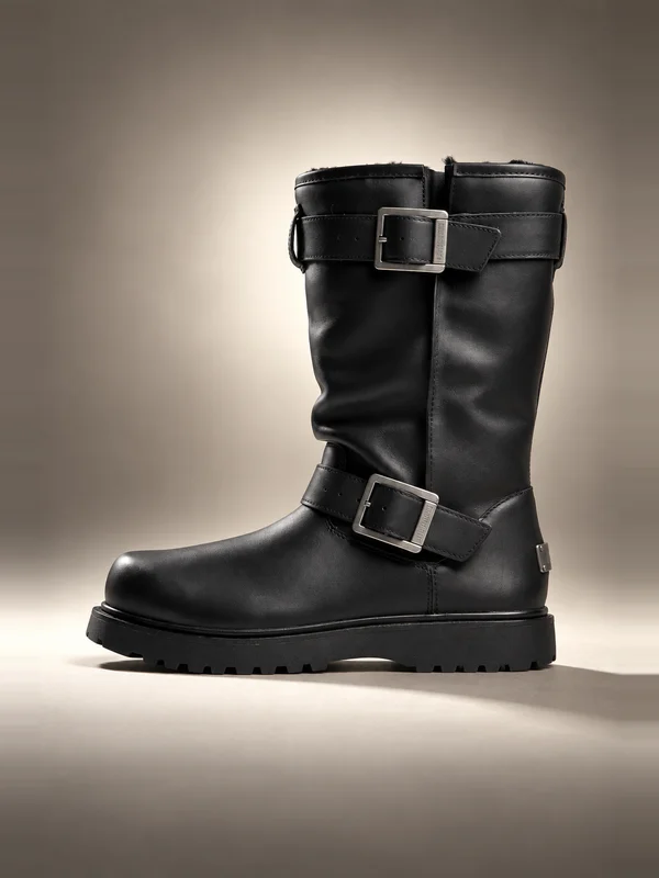 UGG x Willy Chavarria Biker Boot - Black