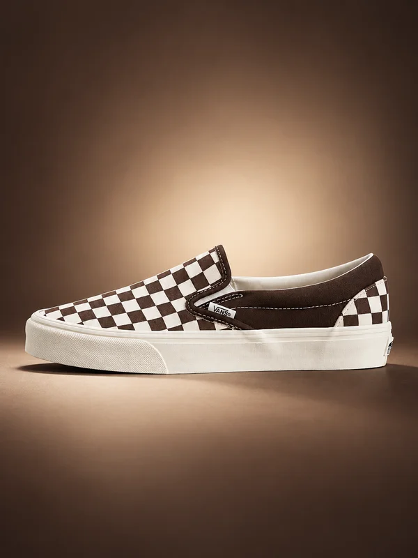 Vans Classic Slip-On Shoe Checkerboard Demitasse Brown