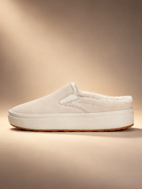 Vans Mule Platform Light Turtledove White