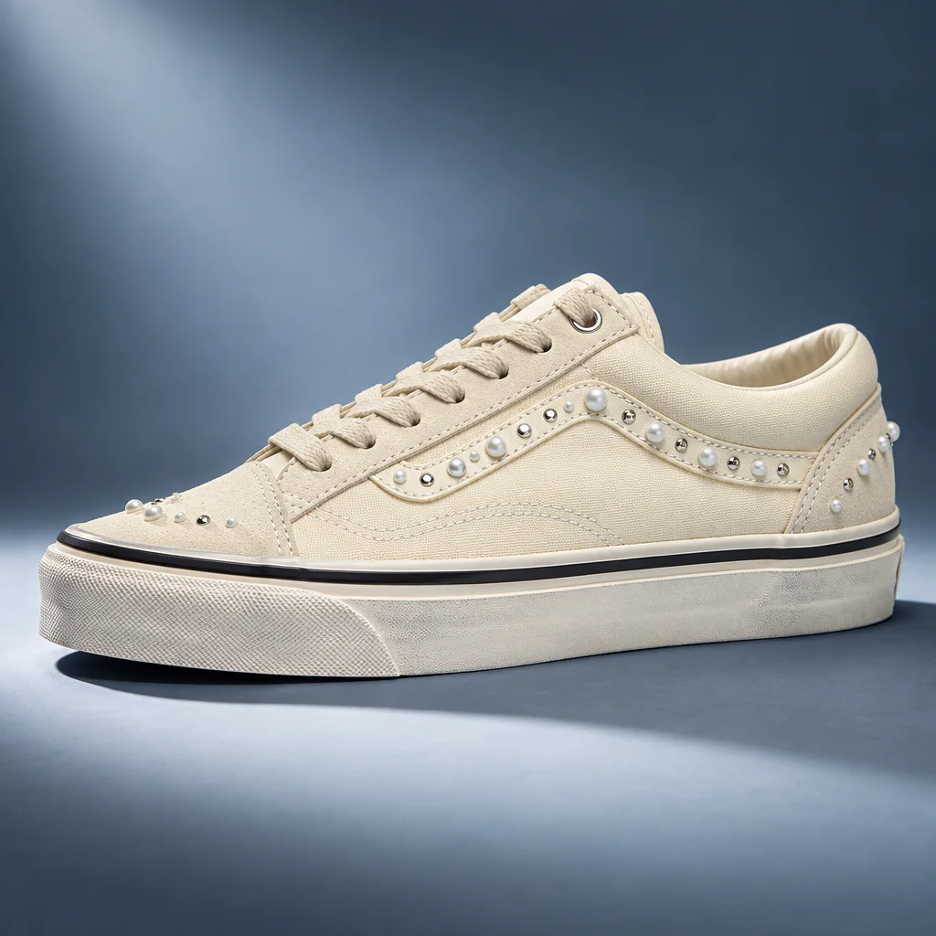Vans Pearlized LX Old Skool 36 White/White/Black