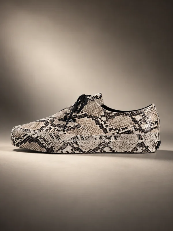 Vans Premium Authentic Ease Shoe Python Turtledove White