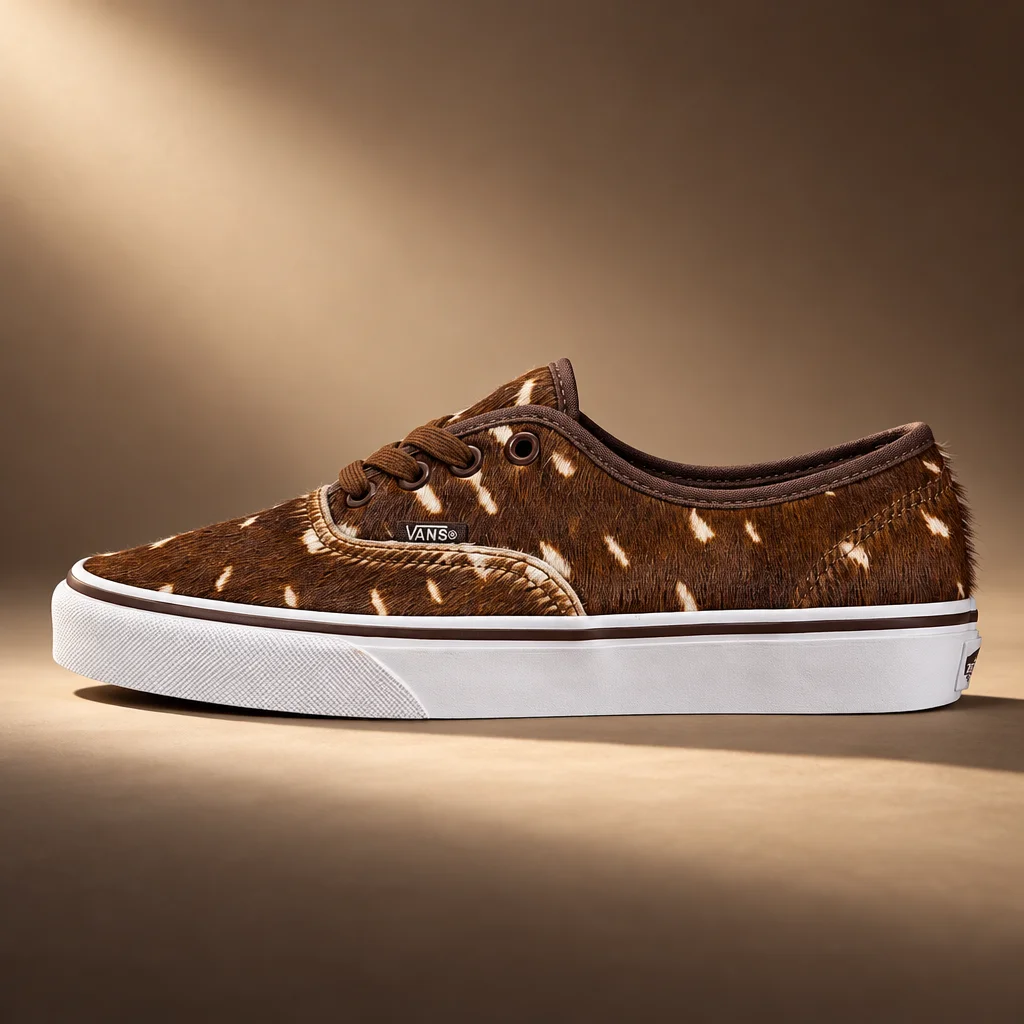 Vans Premium Authentic Potting Soil Brown Marshmallow White