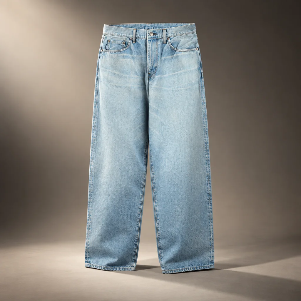 vowels Baggy Denim Jean - Andreas