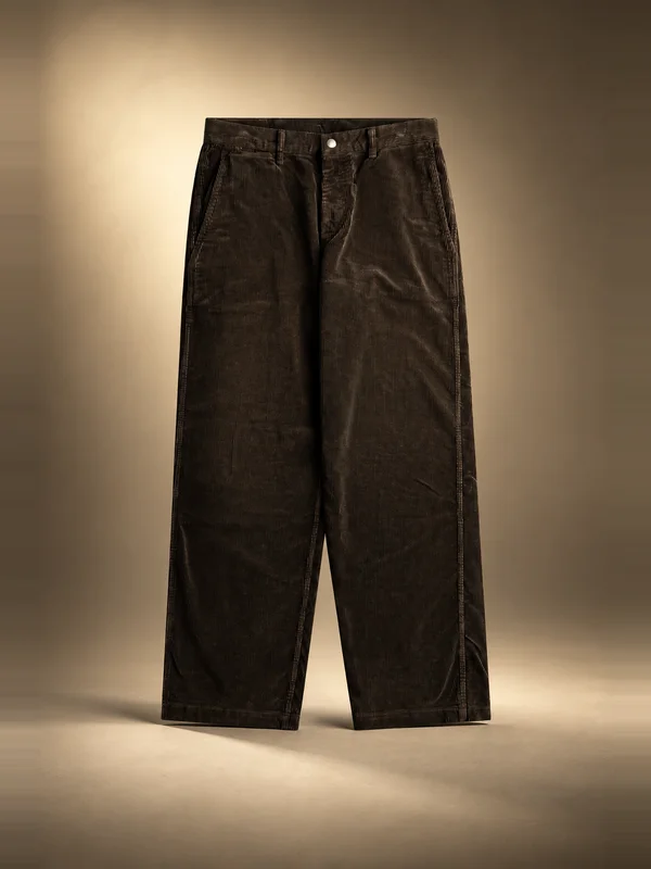 vowels Baggy Work Pant - Brown