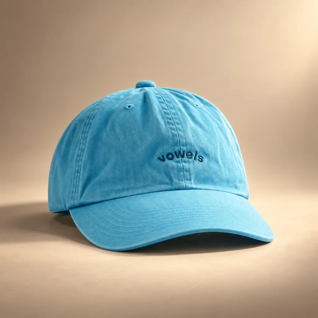 vowels Classic Logo Cap - Blue