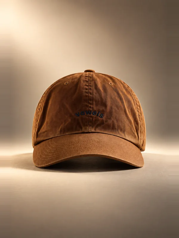 vowels Classic Logo Cap - Brown