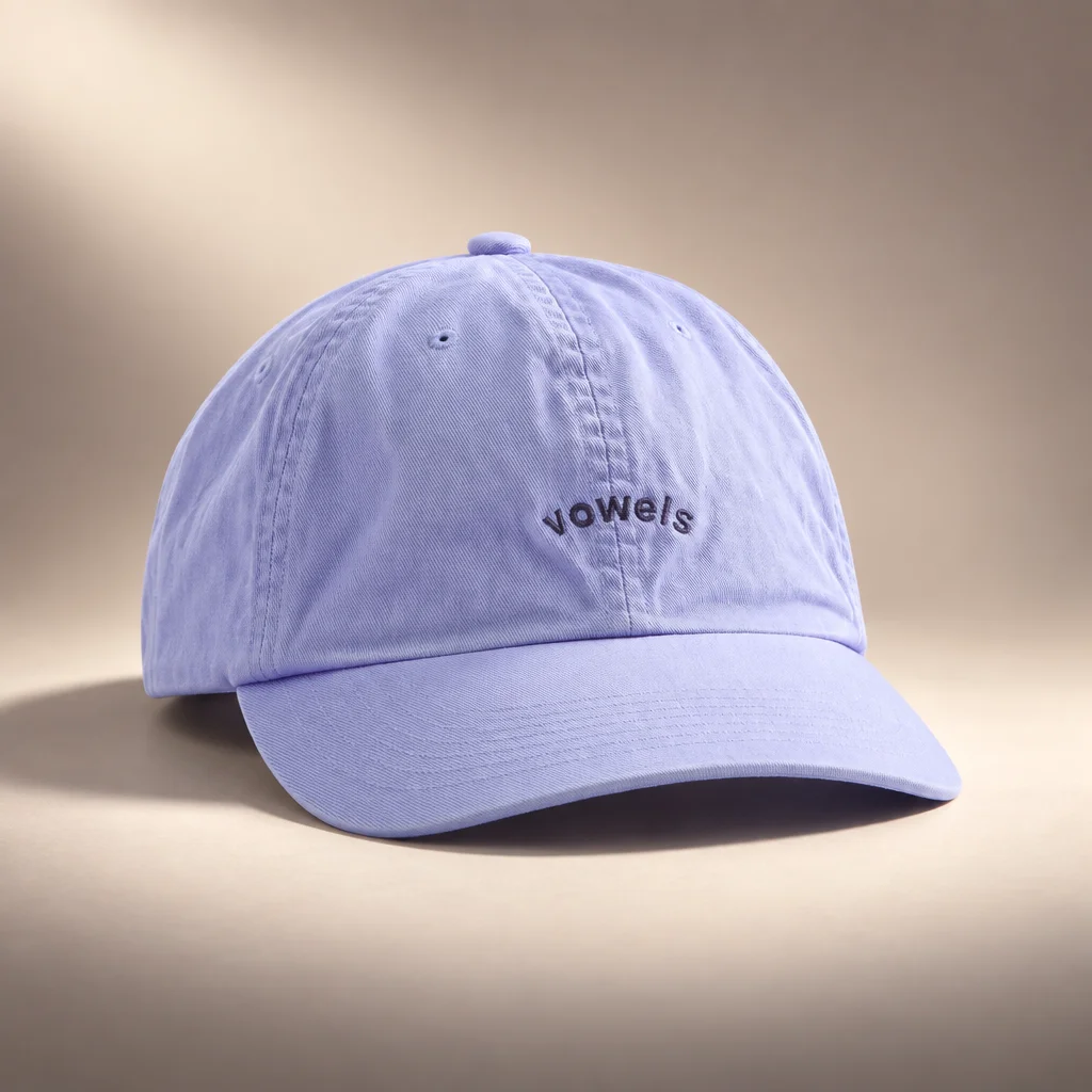 vowels Classic Logo Cap - Lavender