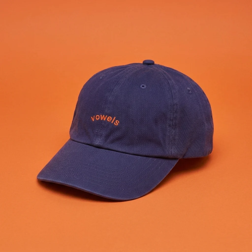 vowels Classic Logo Cap - Navy