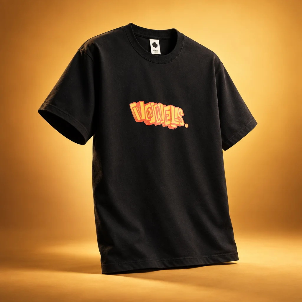 vowels Graffiti Tee - Black