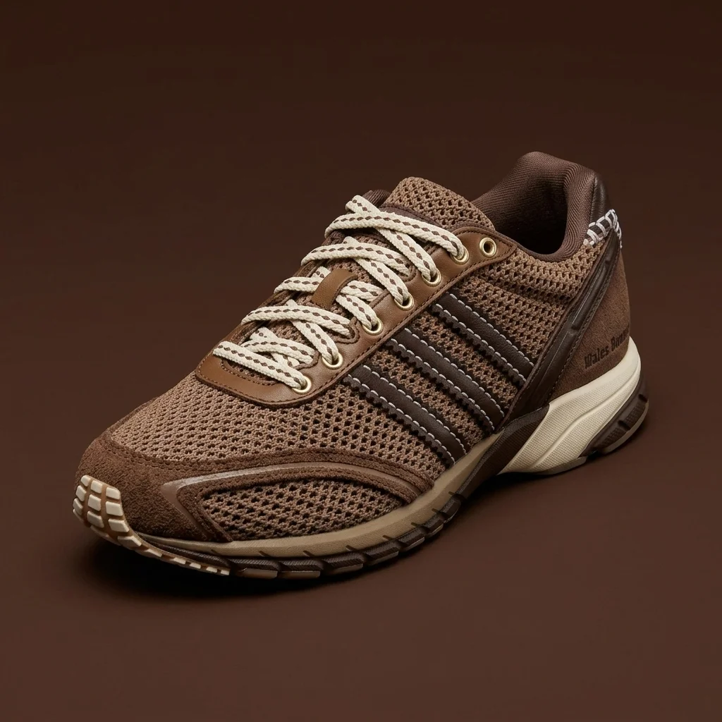 Wales Bonner Brown adidas Originals Edition Adizero Adios Mesh Sneakers