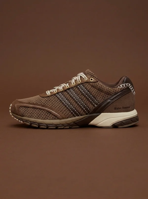 Wales Bonner Brown adidas Originals Edition Adizero Adios Mesh Sneakers