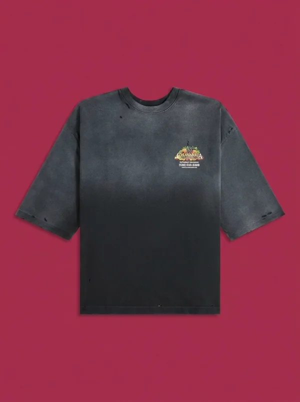 Willy Chavarria Fresh Produce Buffalo Tee - Black